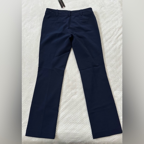 *NEW NY&Co Women’s Signature Fit Straight Leg Navy Trousers (Size 8) - Picture 7 of 10